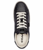 COACH Lowline C Logo Print Canvas Sneakers