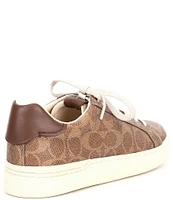 COACH Lowline C Logo Print Canvas Sneakers