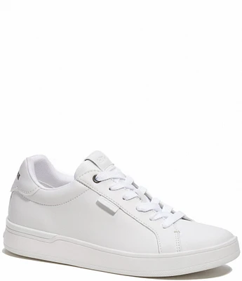 COACH Lowline Leather Lace-Up Sneakers