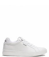 COACH Lowline Leather Lace-Up Sneakers