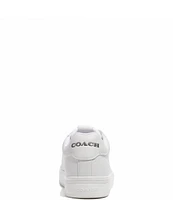 COACH Lowline Leather Lace-Up Sneakers