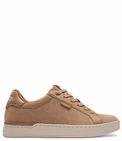 COACH Lowline Suede Lace-Up Sneakers