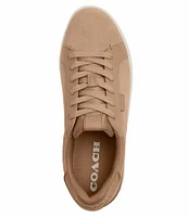 COACH Lowline Suede Lace-Up Sneakers