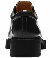 COACH Lyla Derby Leather Platform Oxfords