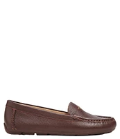 COACH Marley Leather Logo Slip-On Driver Loafers