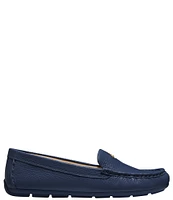 COACH Marley Leather Logo Slip-On Driver Loafers