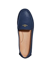 COACH Marley Leather Logo Slip-On Driver Loafers