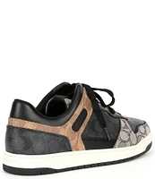 COACH Men's C201 Signature Coated Canvas Sneakers