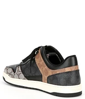 COACH Men's C201 Signature Coated Canvas Sneakers