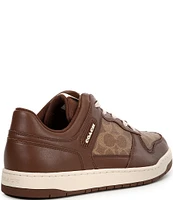 COACH Men's C201 Signature Coated Canvas Leather Sneakers