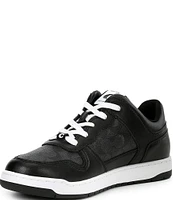 COACH Men's C201 Signature Coated Canvas Leather Sneakers