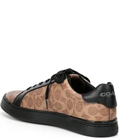 COACH Men's CitySole Lowline Signature Canvas and Leather Retro Sneakers