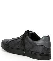 COACH Men's CitySole Lowline Signature Canvas and Leather Retro Sneakers