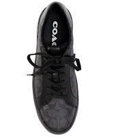 COACH Men's CitySole Lowline Signature Canvas and Leather Retro Sneakers