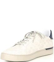 COACH Men's CitySole Lowline Signature Canvas and Leather Retro Sneakers