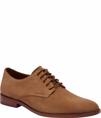 COACH Men's Davi Suede Derby Oxfords