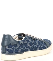 COACH Men's Lowline Signature Denim Sneakers