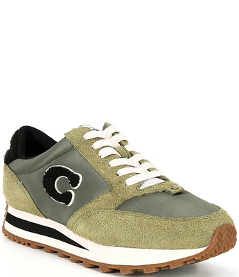 COACH Men's Runner Hairy Suede Sneakers