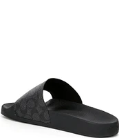 COACH Men's Signature Canvas Slides