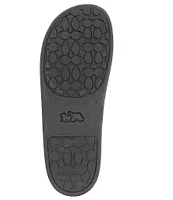 COACH Men's Signature Canvas Slides