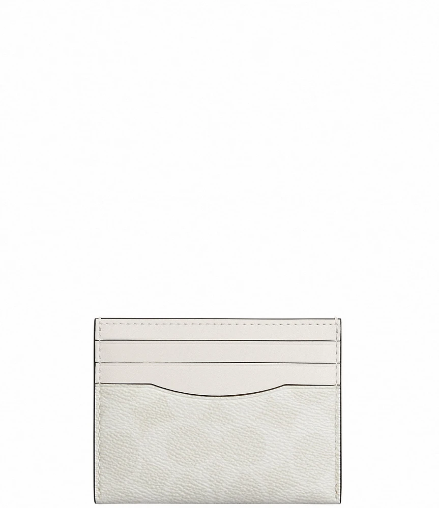 COACH Men's Signature Flat Card Case