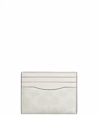 COACH Men's Signature Flat Card Case