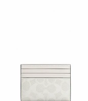 COACH Men's Signature Flat Card Case