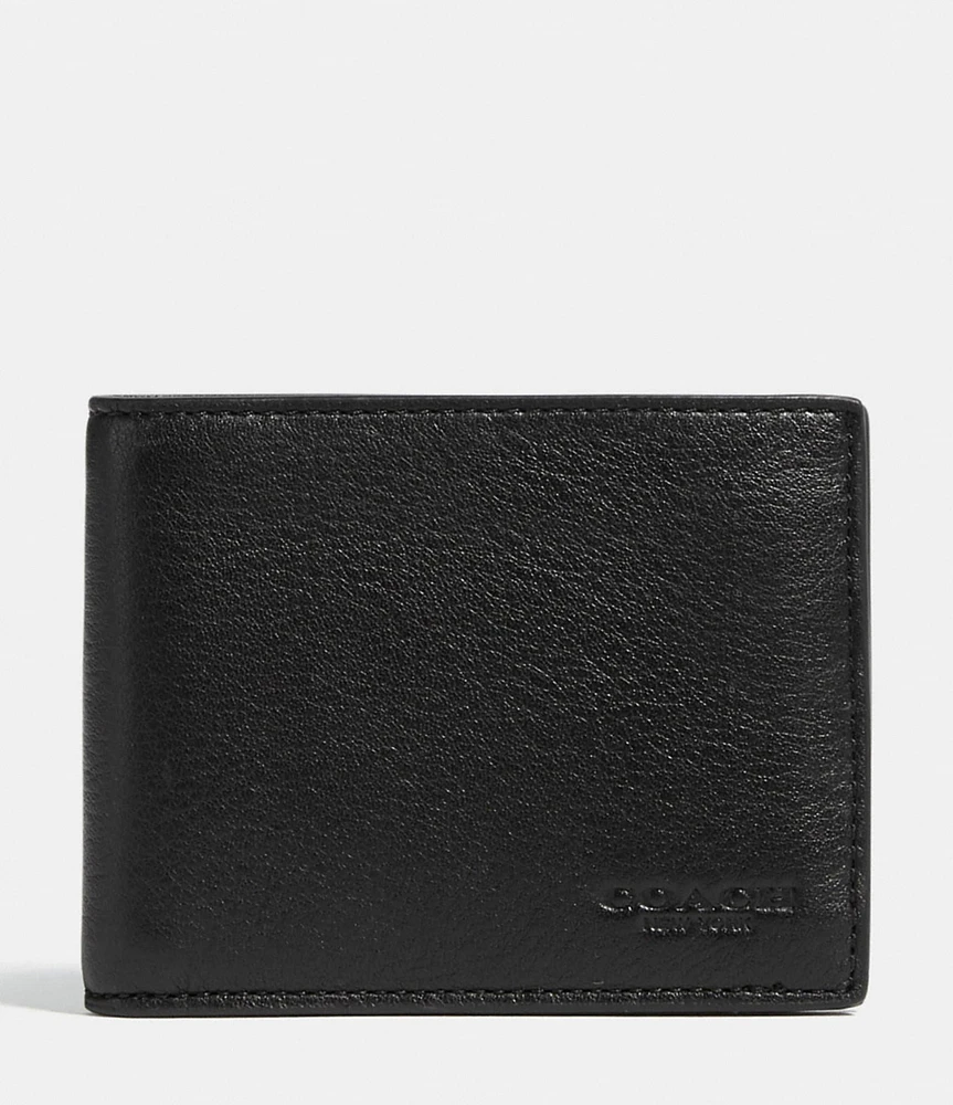 Men's Slim Sport Calf Leather Billfold Wallet