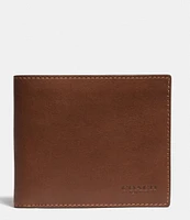 Men's Slim Sport Calf Leather Billfold Wallet