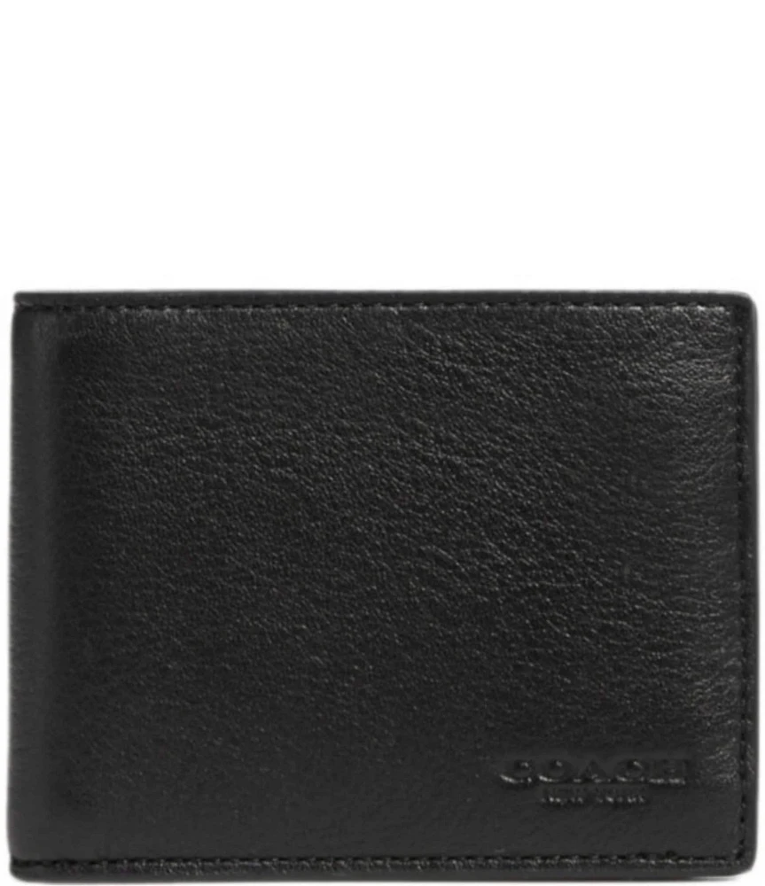 Men's Slim Sport Calf Leather Billfold Wallet