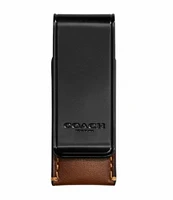 COACH Men's Sport Calf Leather Money Clip