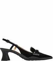 COACH Nikola Patent Leather Slingback Loafer Pumps