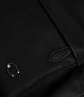 COACH Paper Weight Leather Hall Backpack