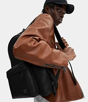 COACH Paper Weight Leather Hall Backpack