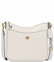 COACH Pebble Leather Chaise Crossbody Bag