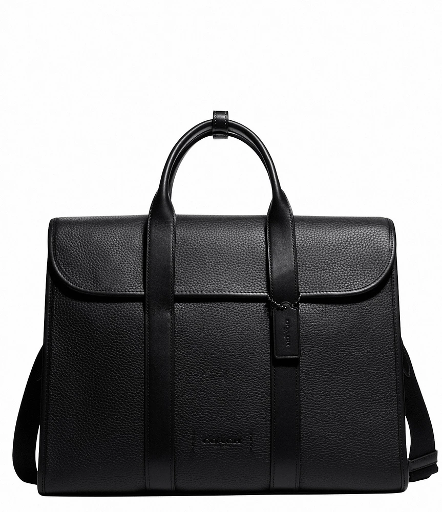 COACH Pebble Leather Gotham Portfolio Briefcase