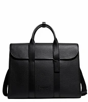 COACH Pebble Leather Gotham Portfolio Briefcase