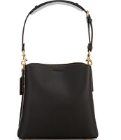 COACH Willow Pebble Leather Bucket Crossbody Bag