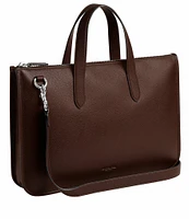 COACH Polished Pebble Isaac Workbag