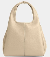 COACH Polished Pebble Leather Lana Gold Tone Shoulder Bag 23