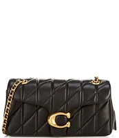 COACH Quilted Leather Tabby 26 Gold Hardware Shoulder Crossbody Bag