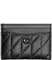 COACH Quilted Nappa Leather Card Case