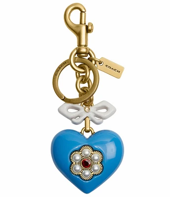 COACH Resin Heart Bag Charm