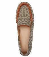 COACH Ronnie Signature Jacquard and Leather Loafers