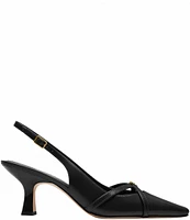 COACH Rowyn Leather Slingback Pumps