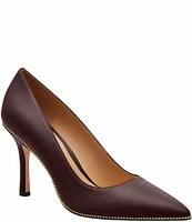 COACH Samantha Leather Dress Pumps