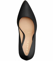 COACH Samantha Leather Dress Pumps