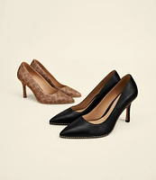 COACH Samantha Leather Dress Pumps