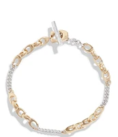 COACH Signature C Mixed Chain Line Bracelet