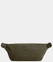 COACH Signature Canvas Jacquard/Refined Calfskin Leather League Belt Bag